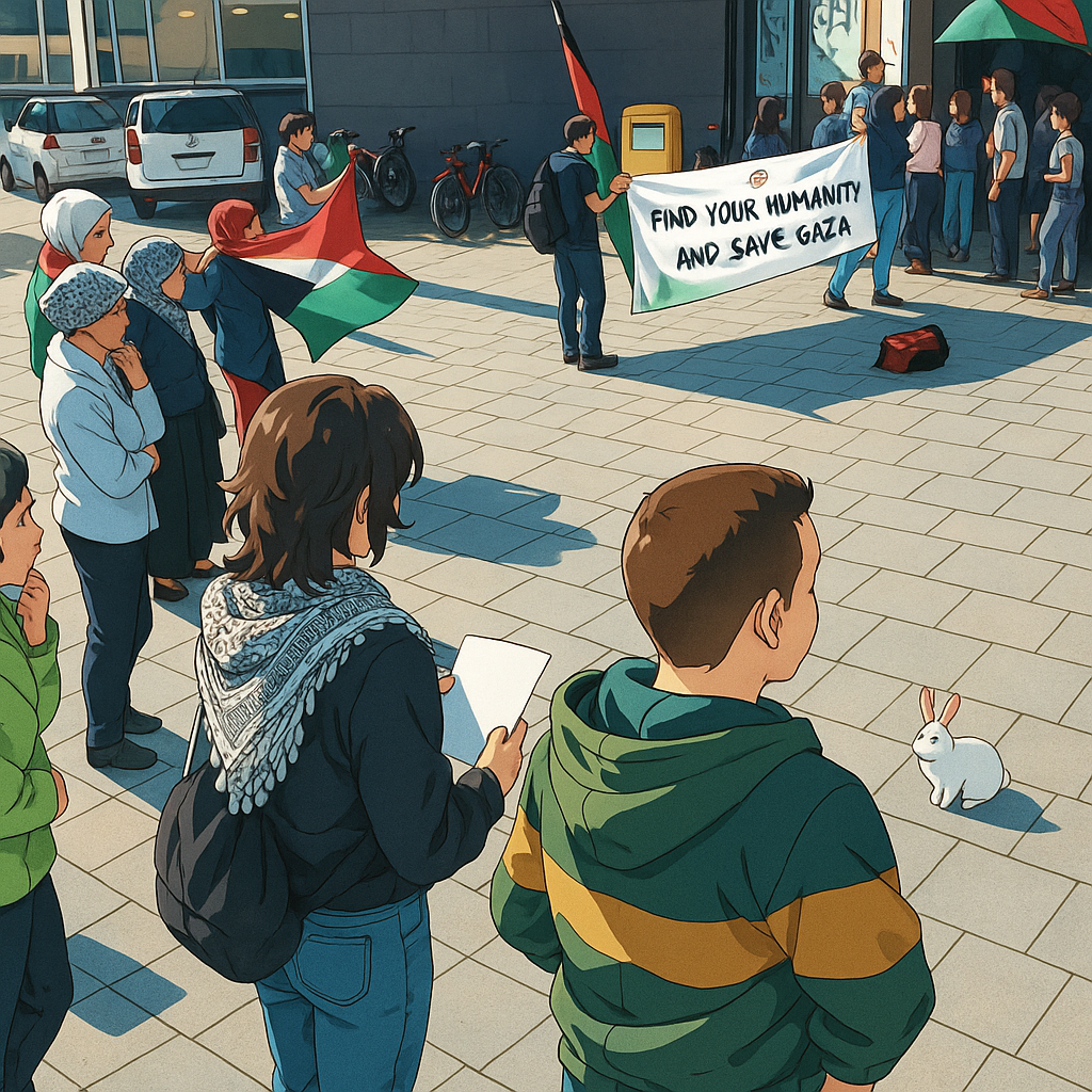 13.09.2025 Emotionale Demo in Aachen für Gaza 1