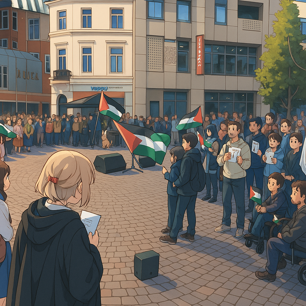 13.09.2025 Emotionale Demo in Aachen für Gaza 5